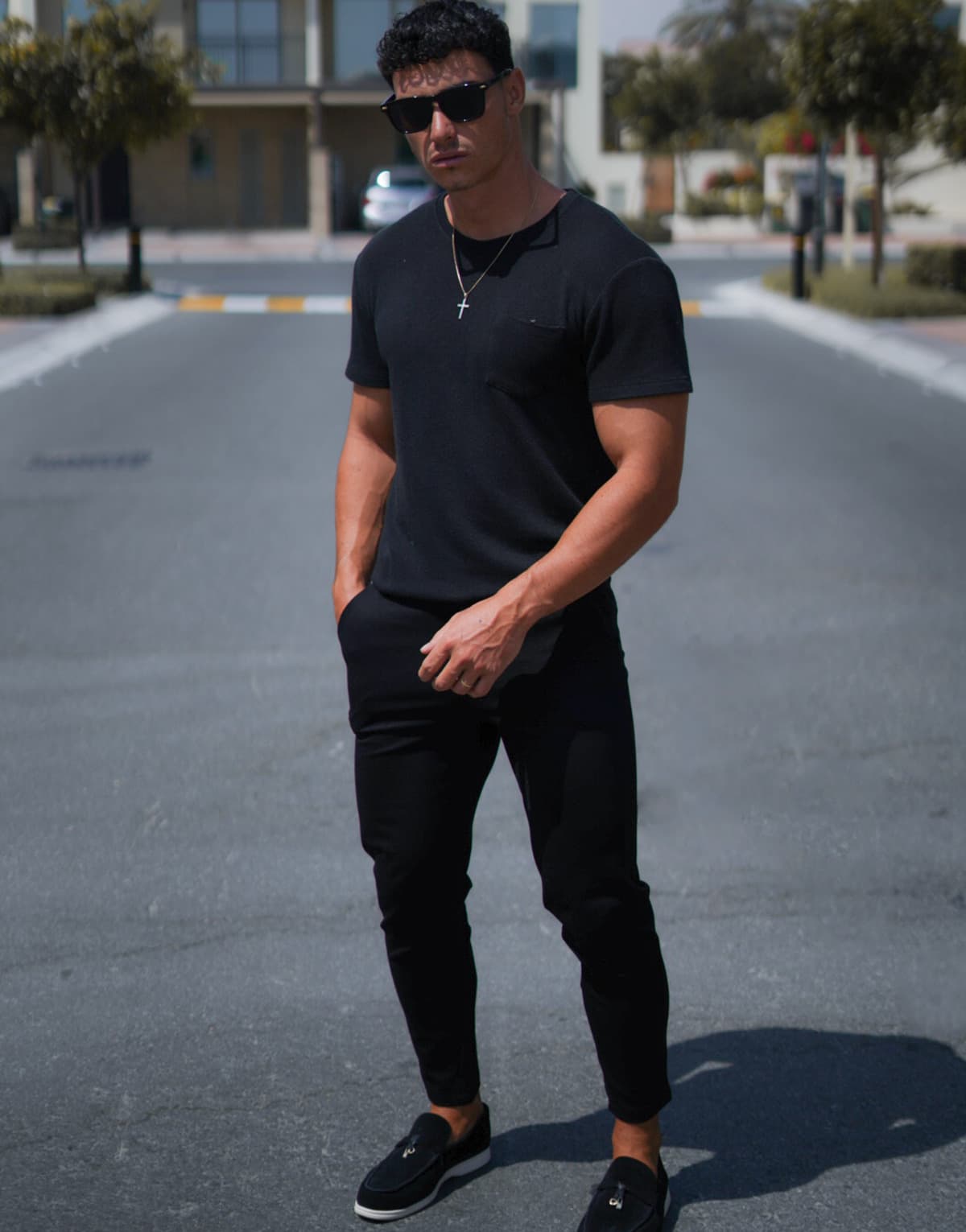 Men's Pants THEAD. Black