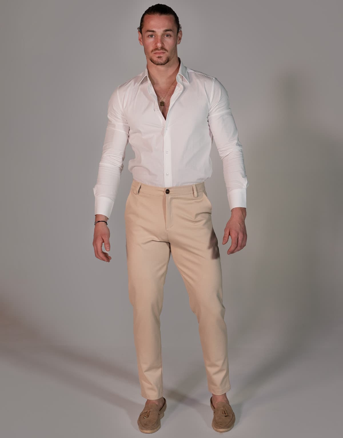 Men's Pants THEAD. Beige