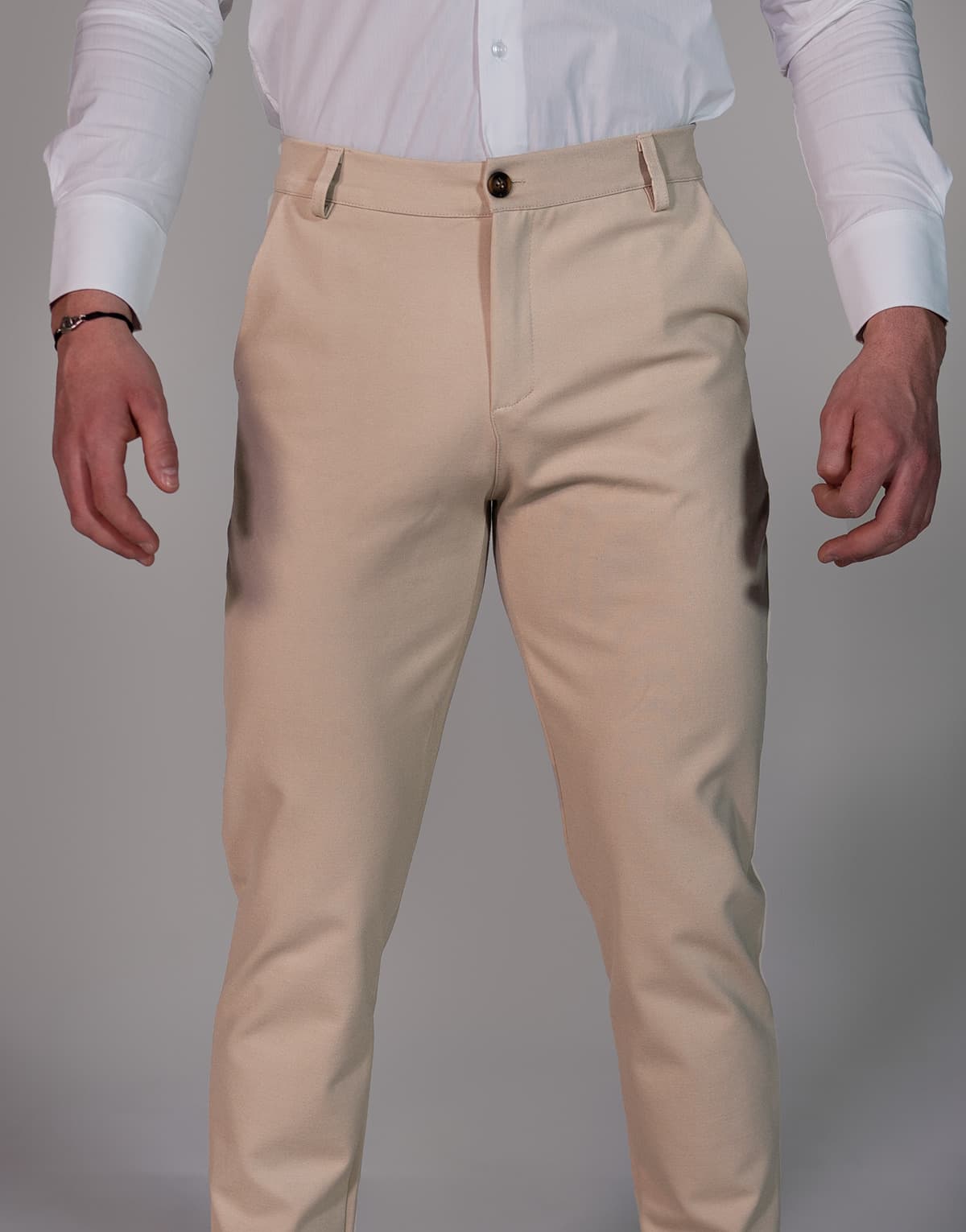 Men's Pants THEAD. Beige