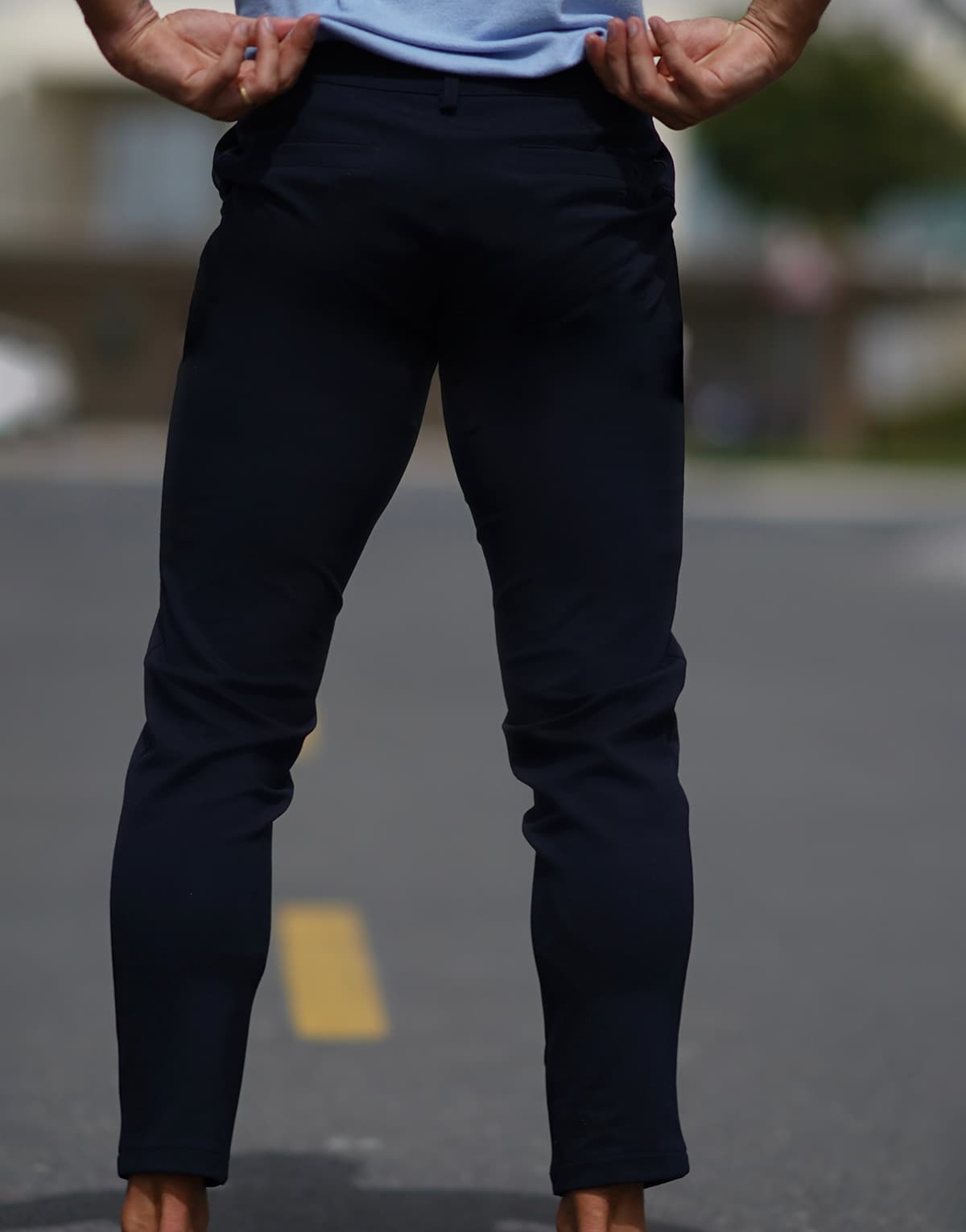 Men's Pants THEAD. Blue