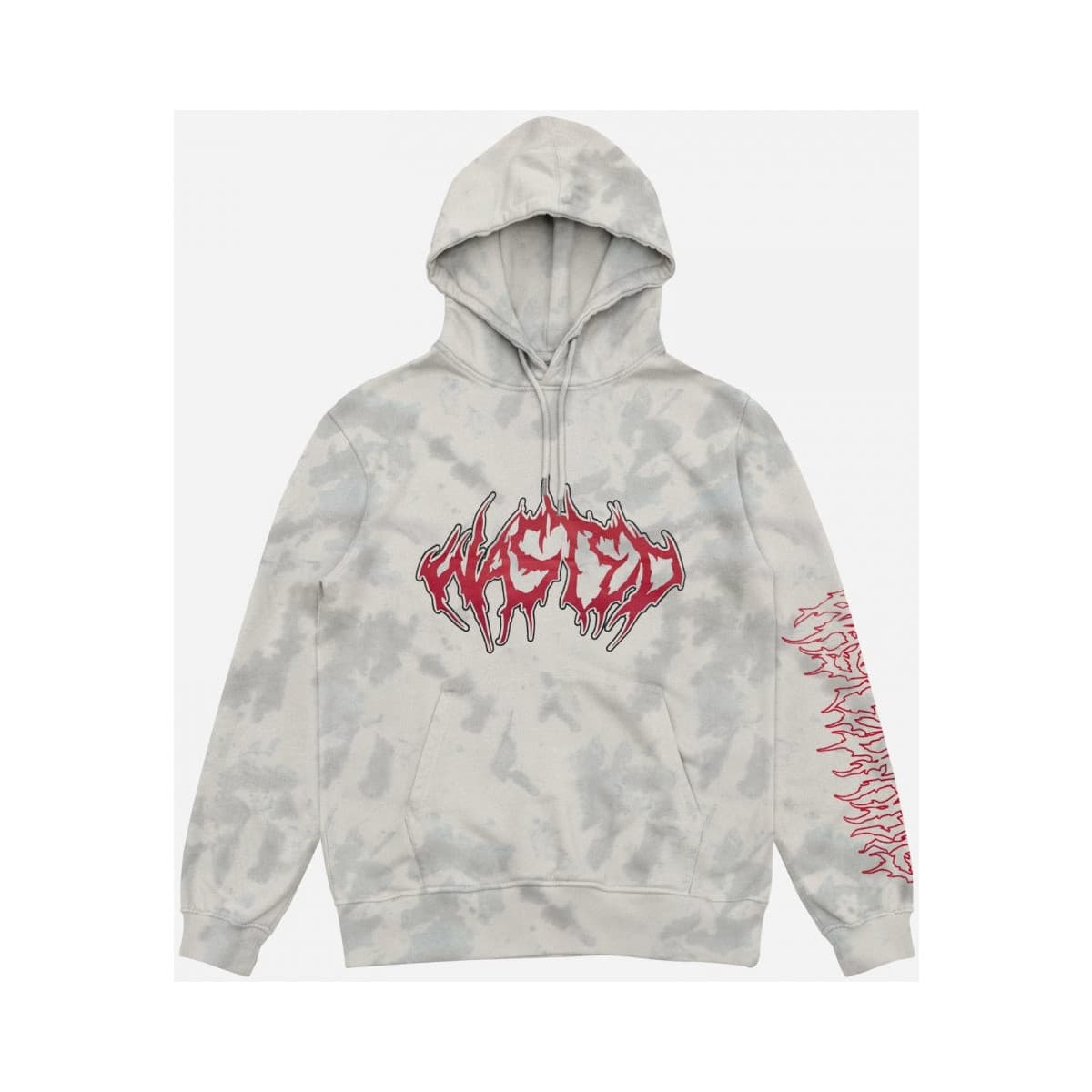 T-shirt με κουκούλα Wasted Hoodie bleach field
