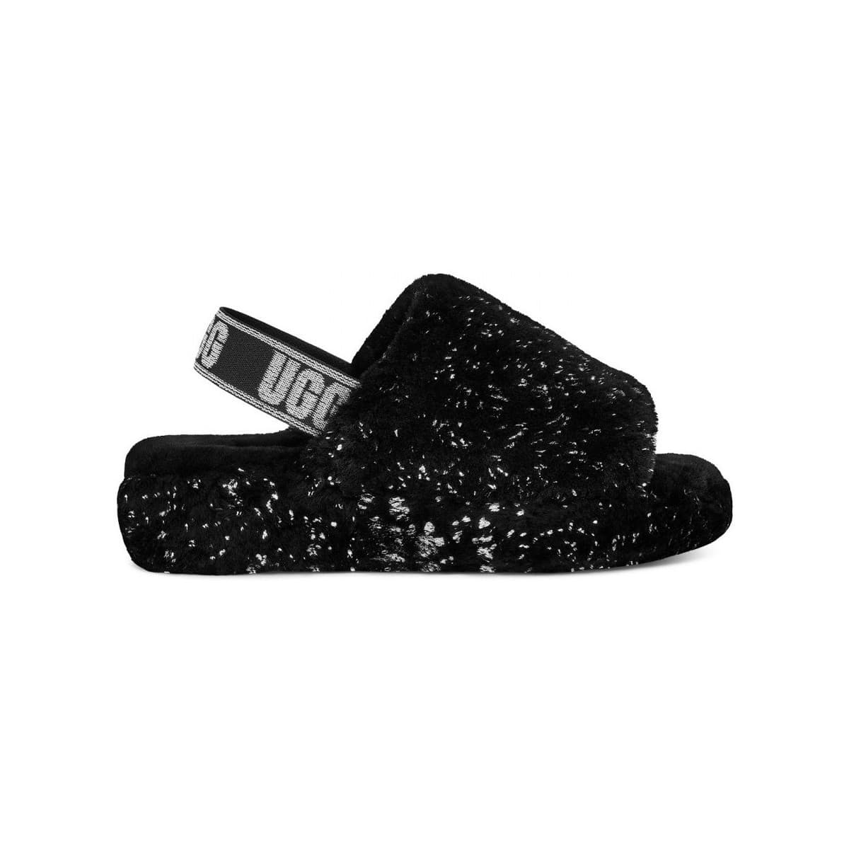 Σανδάλια με πλατφόρμα UGG W fluff yeah metallic sparkle