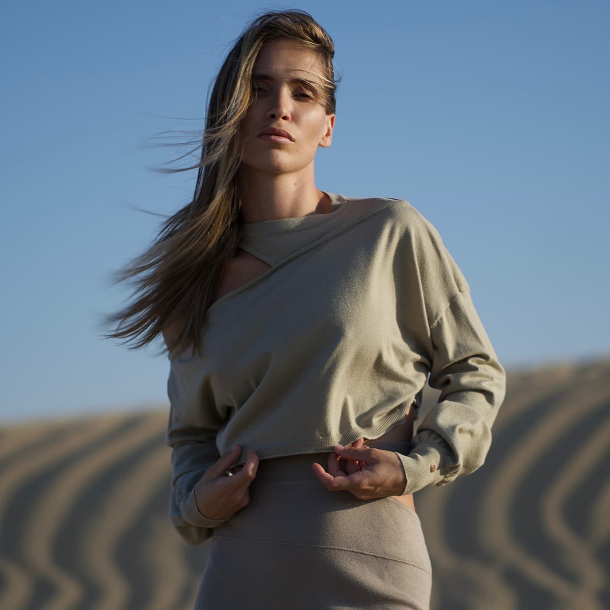 Women's T-Shirts THEAD. Beige