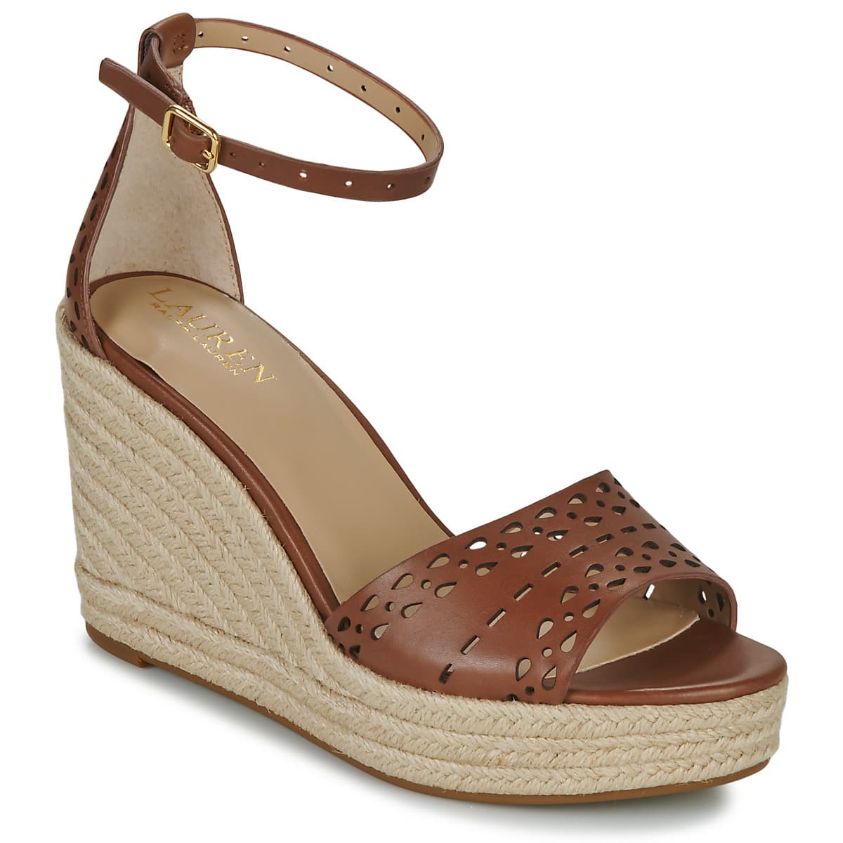 Σανδάλια με πλατφόρμα Lauren Ralph Lauren HAANA-ESPADRILLES-WEDGE