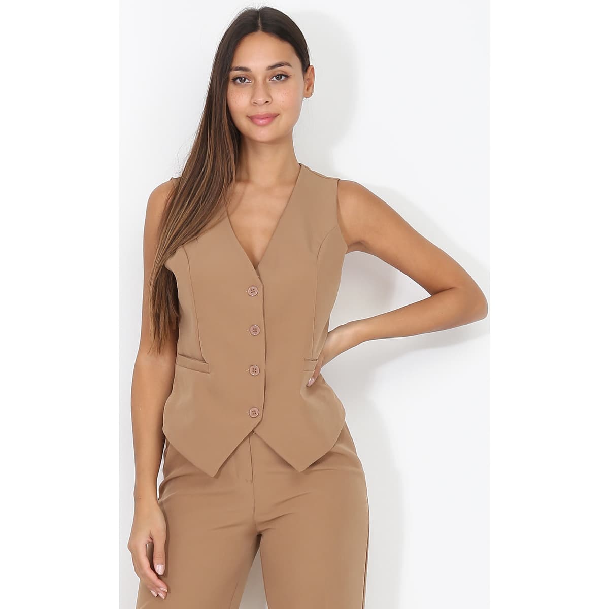 Women's Blazers La Modeuse Brown