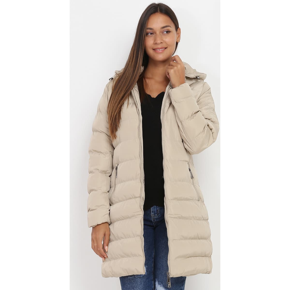 Women's Coats La Modeuse Beige