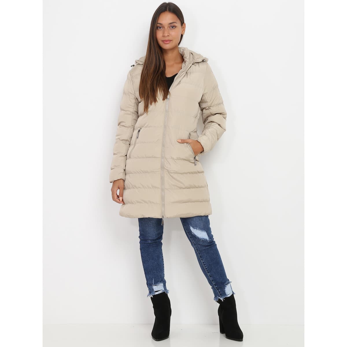 Women's Coats La Modeuse Beige