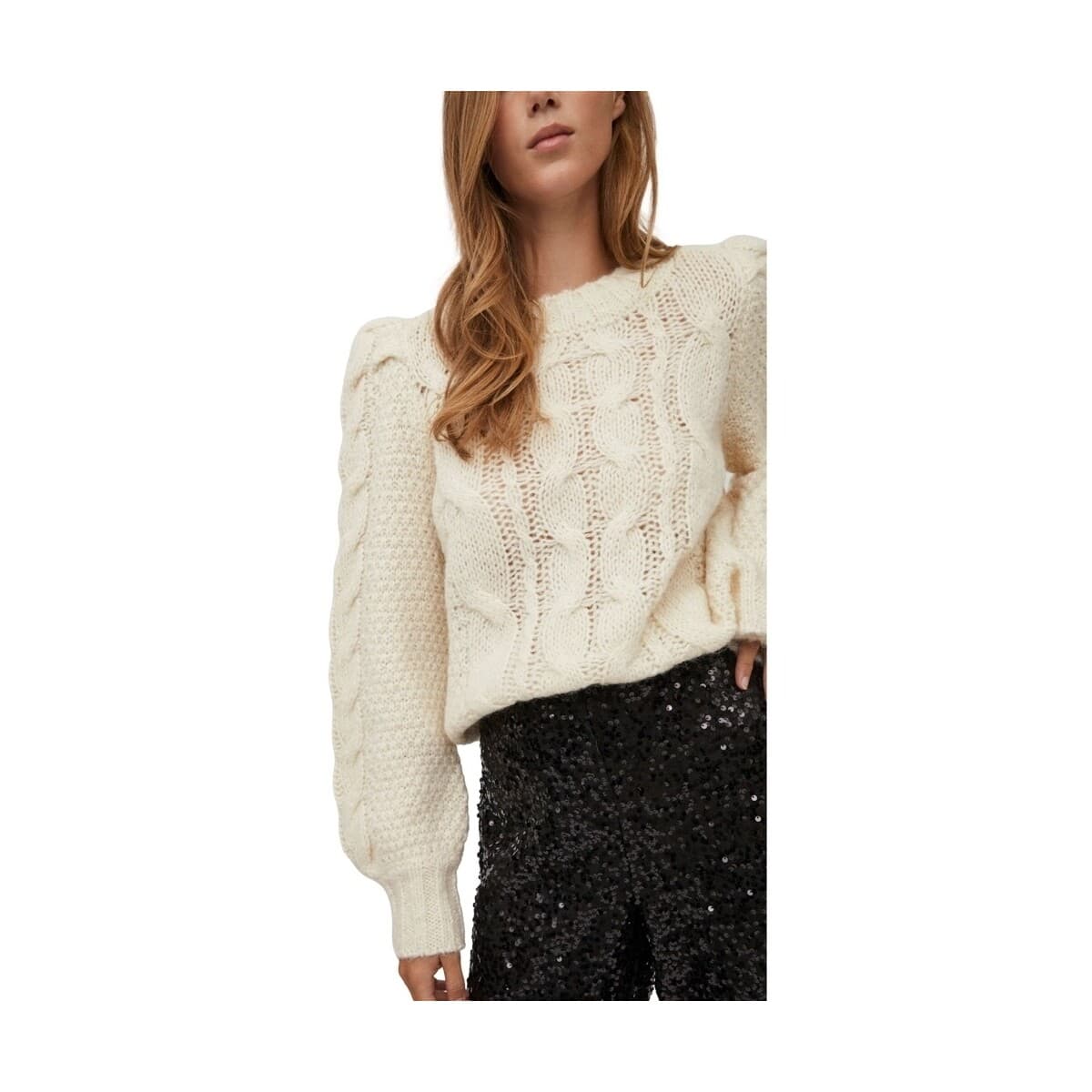 Women's Sweaters Vila White