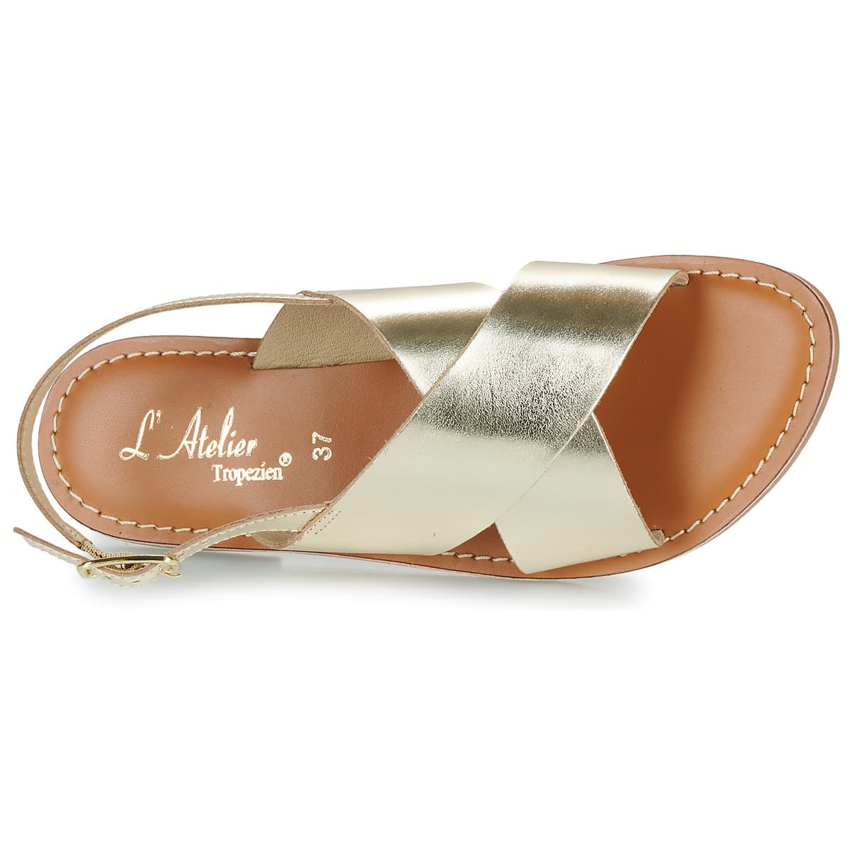 Women's Sandals L'Atelier Tropézien Gold