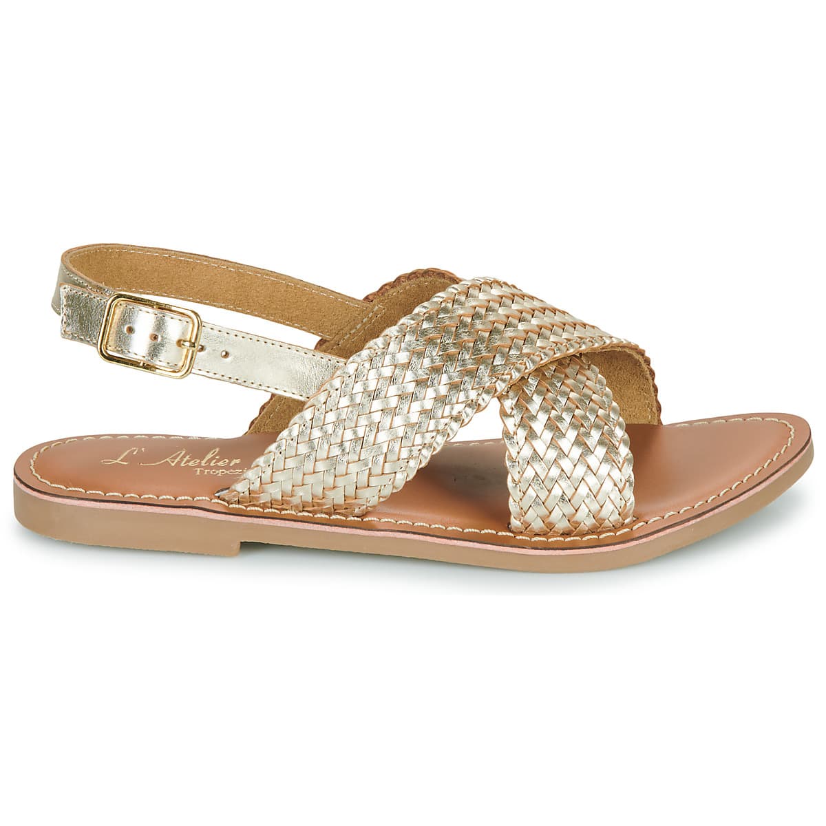 Women's Sandals L'Atelier Tropézien Gold