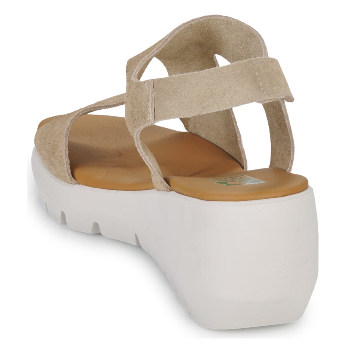 Women's Platforms Dream in Green Beige