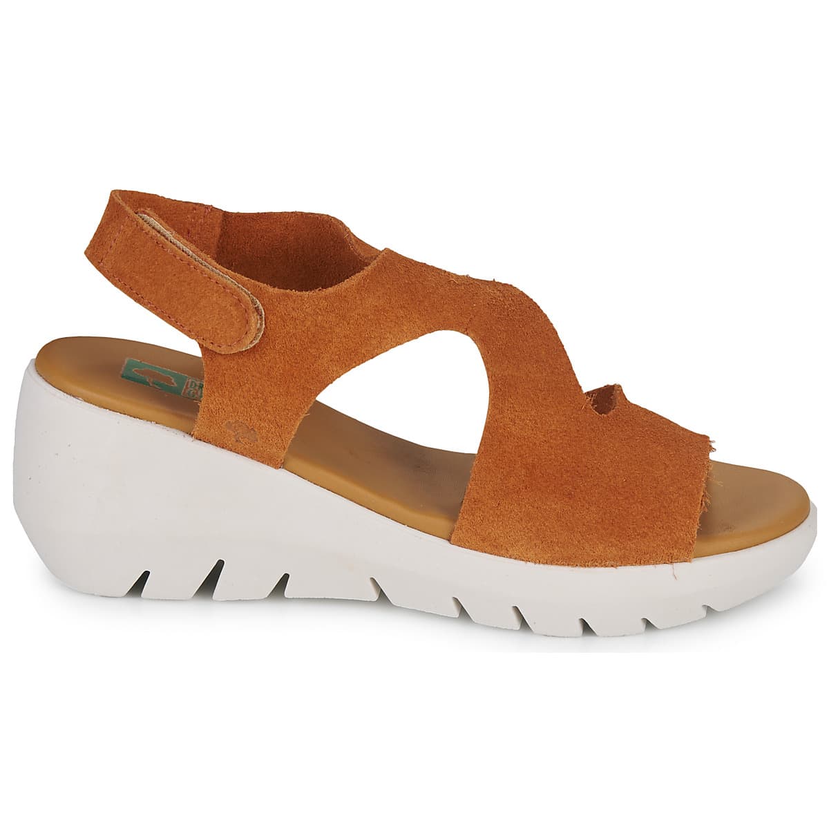 Women's Platforms Dream in Green Brown