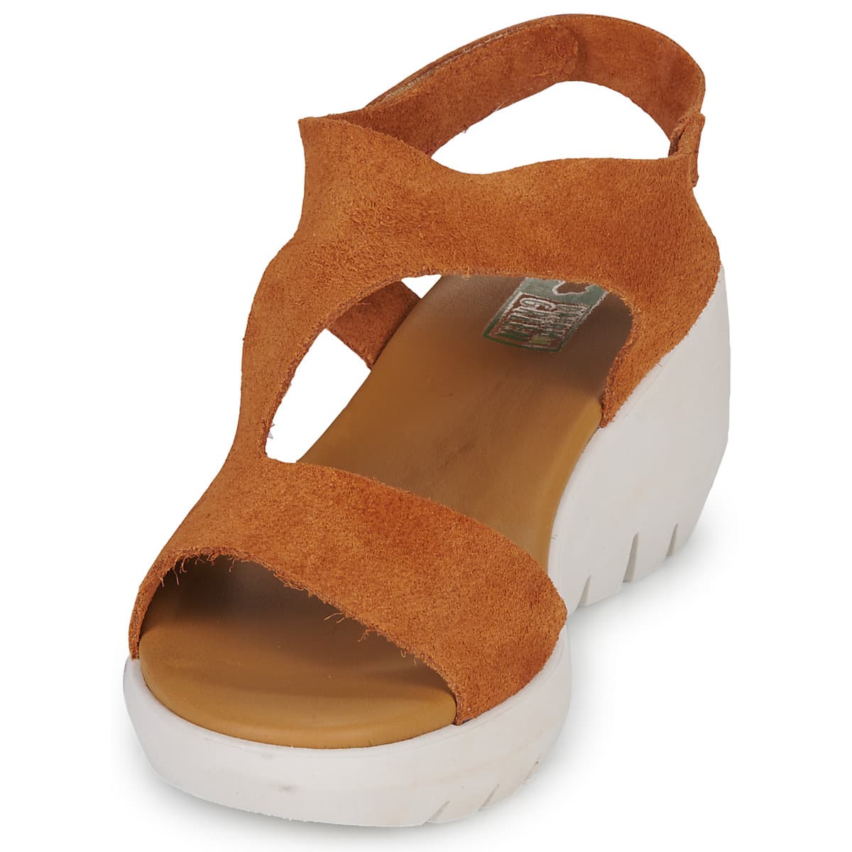 Women's Platforms Dream in Green Brown