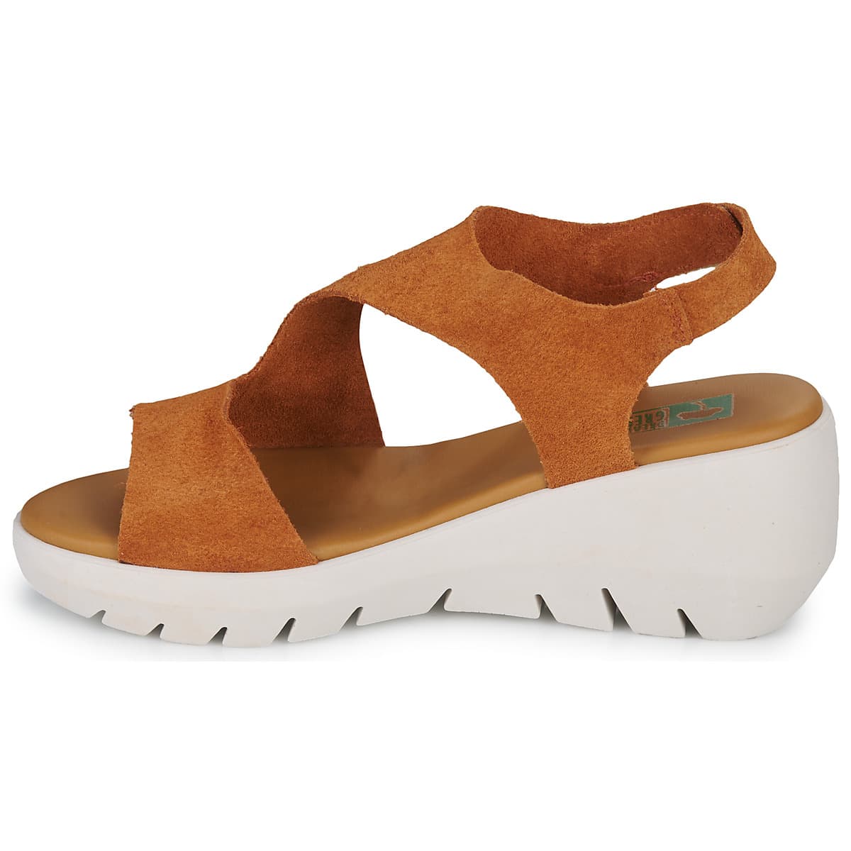 Women's Platforms Dream in Green Brown