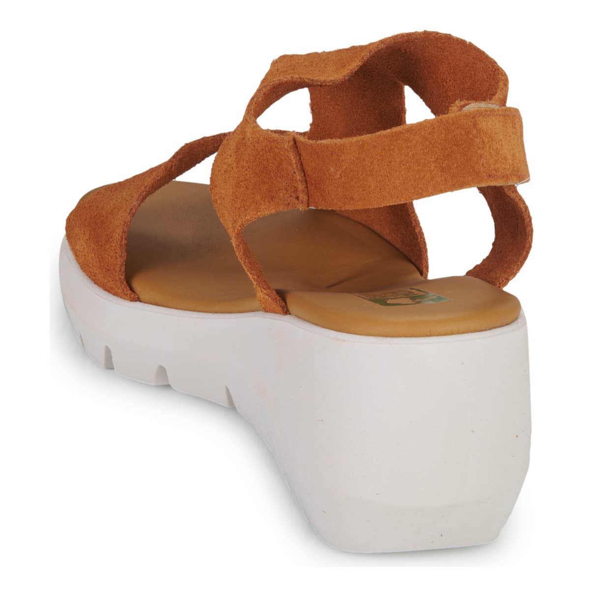 Women's Platforms Dream in Green Brown