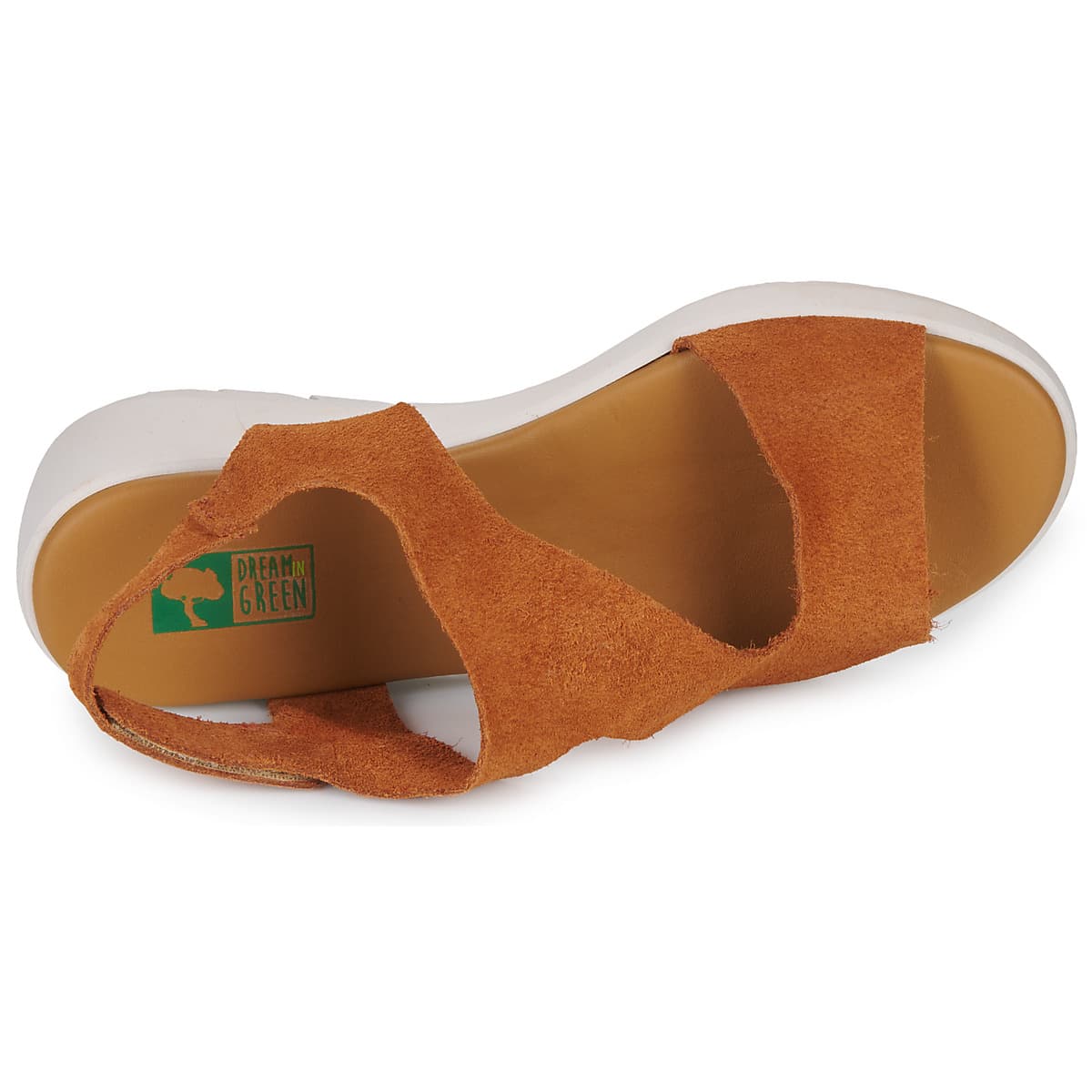 Women's Platforms Dream in Green Brown