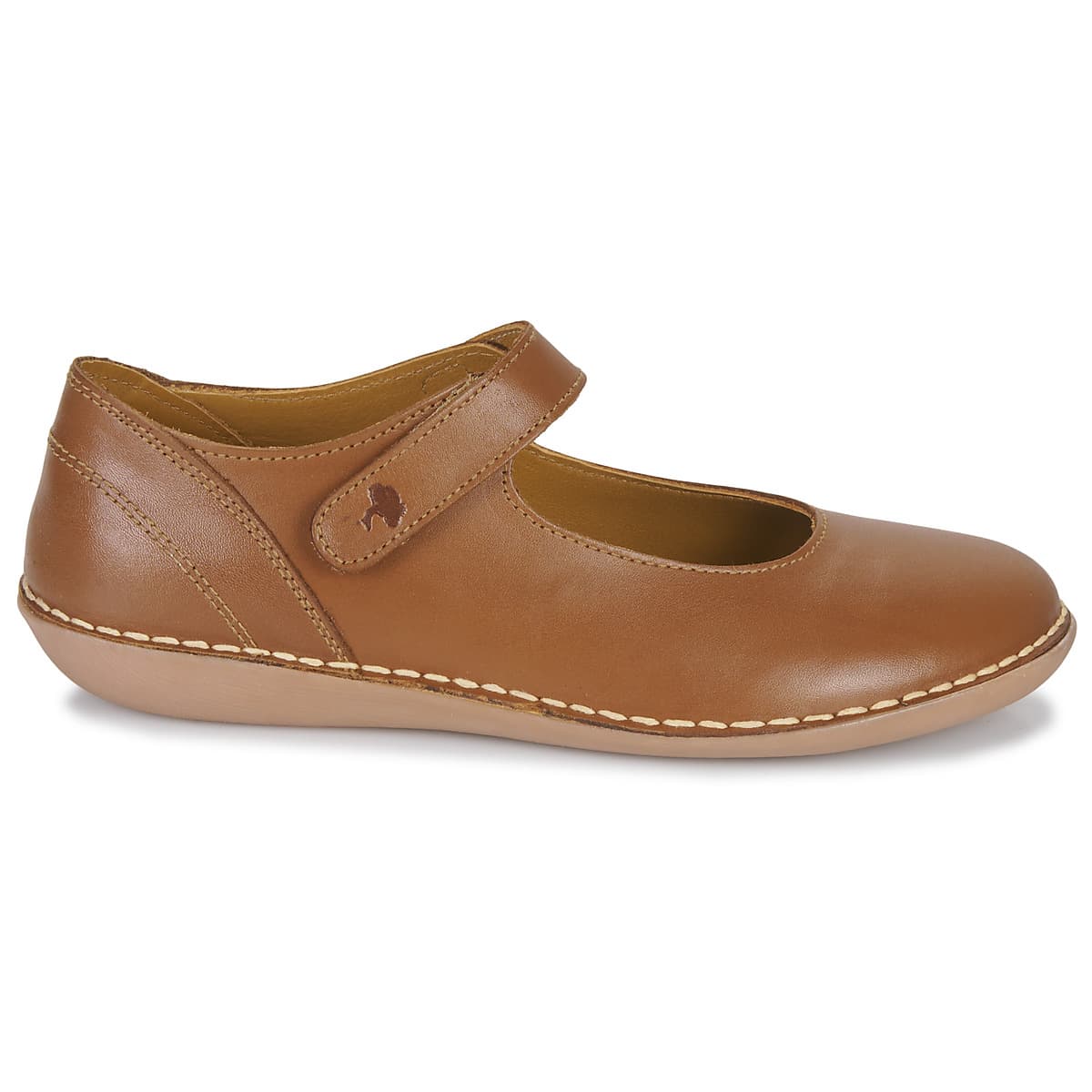 Women's Ballet Flats Dream in Green Brown