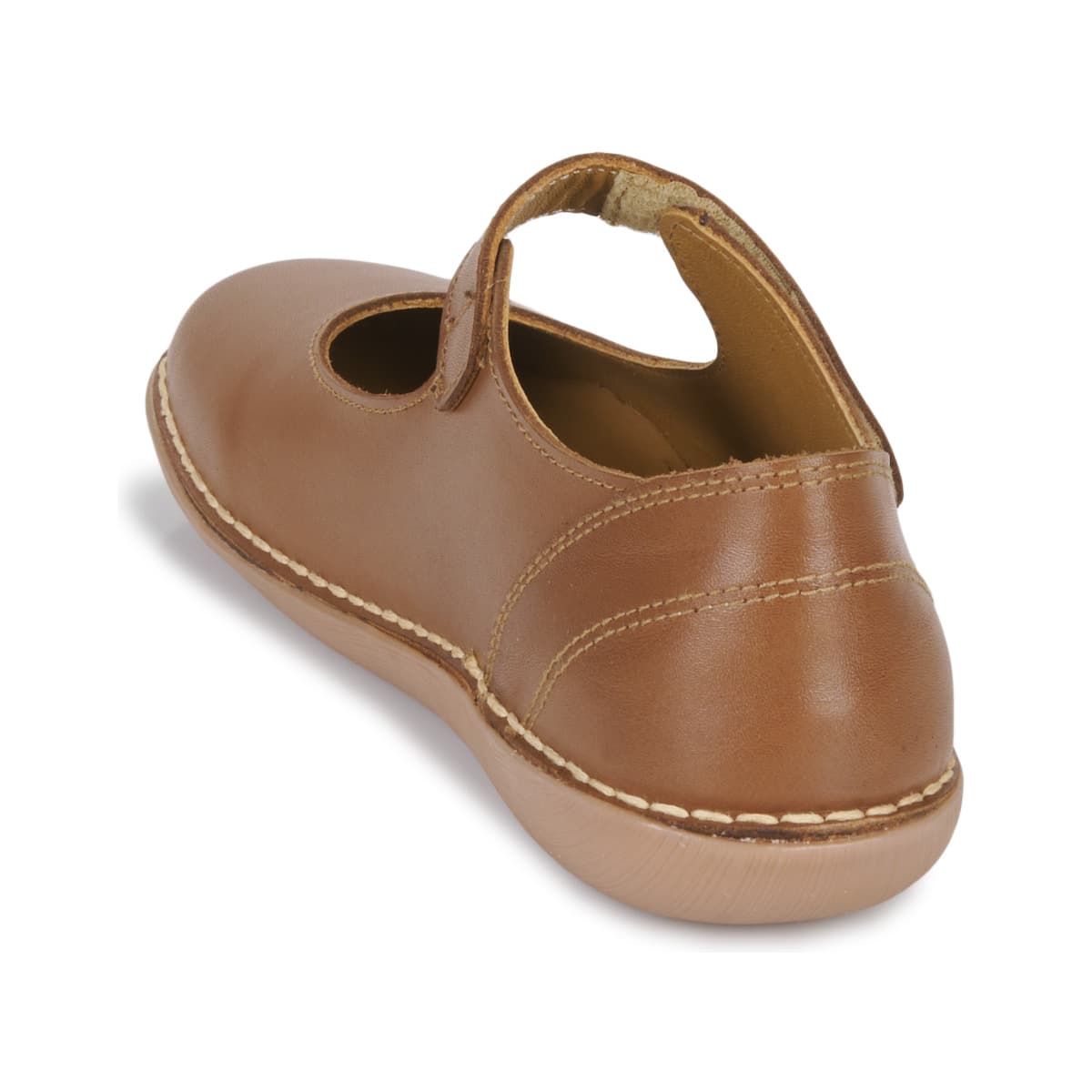 Women's Ballet Flats Dream in Green Brown