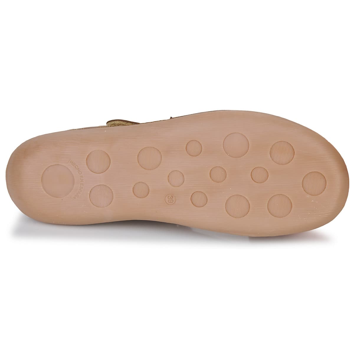 Women's Ballet Flats Dream in Green Brown