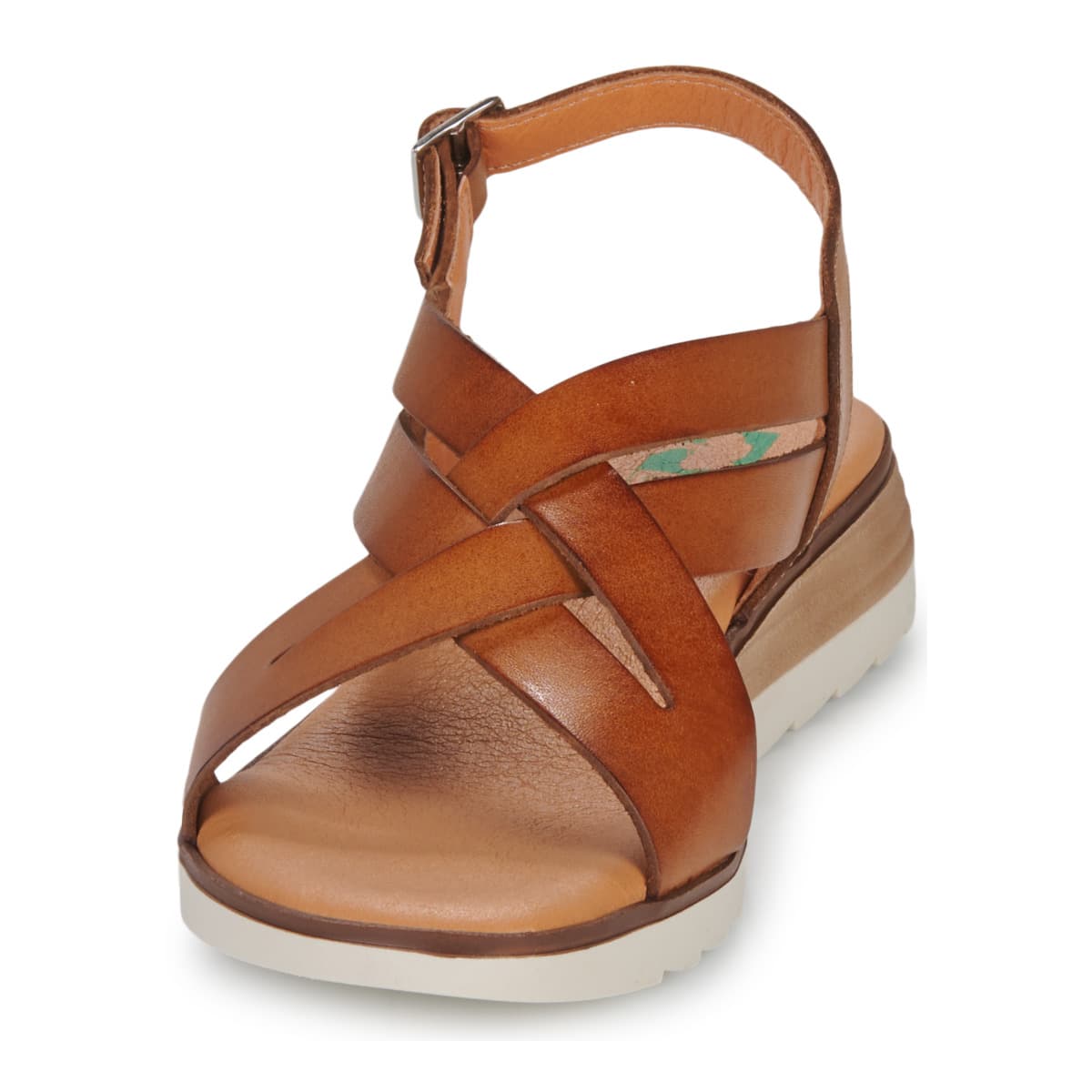 Women's Platforms Dream in Green Brown