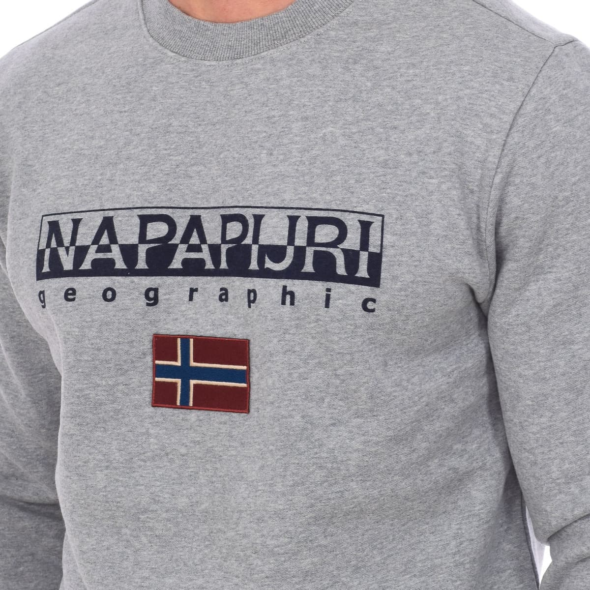 Men's Sports T-Shirts Napapijri Gray