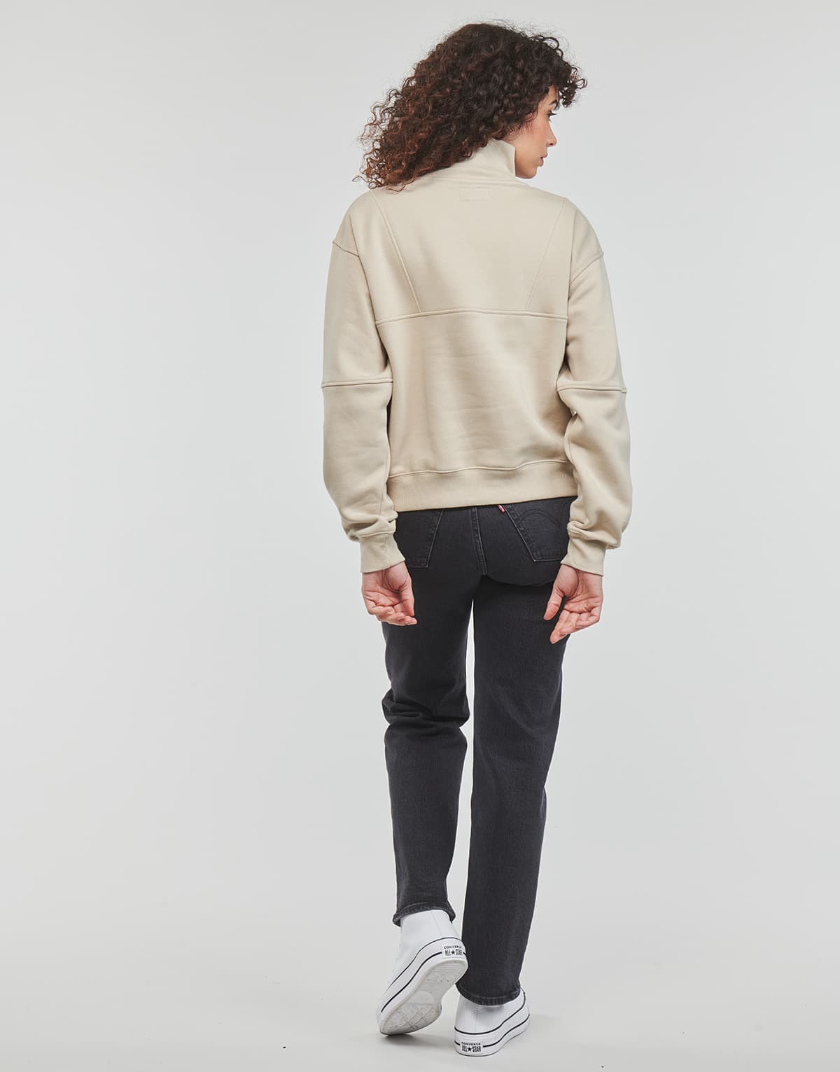 Women's Sweatshirts Converse Beige