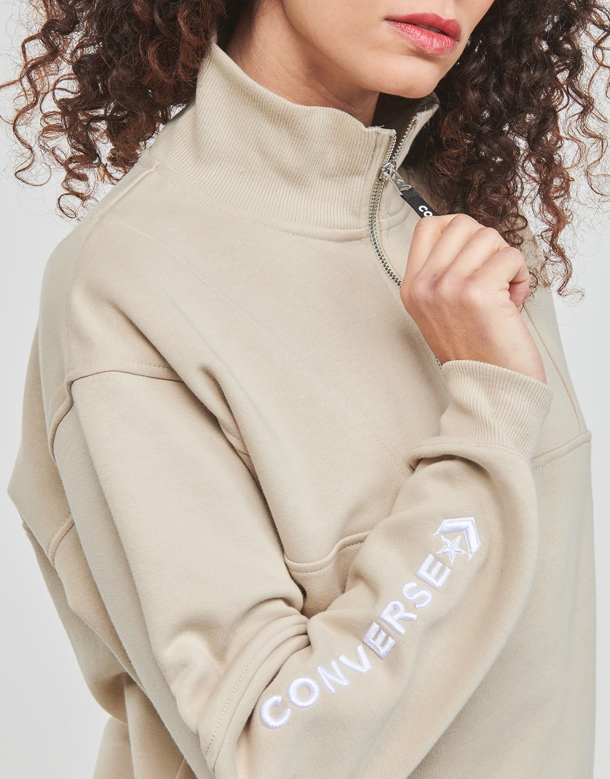 Women's Sweatshirts Converse Beige