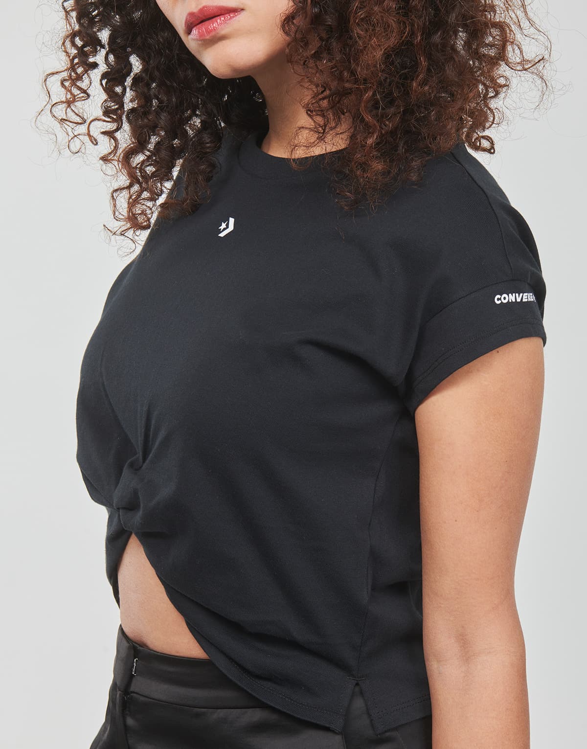 Women's T-Shirts Converse Black