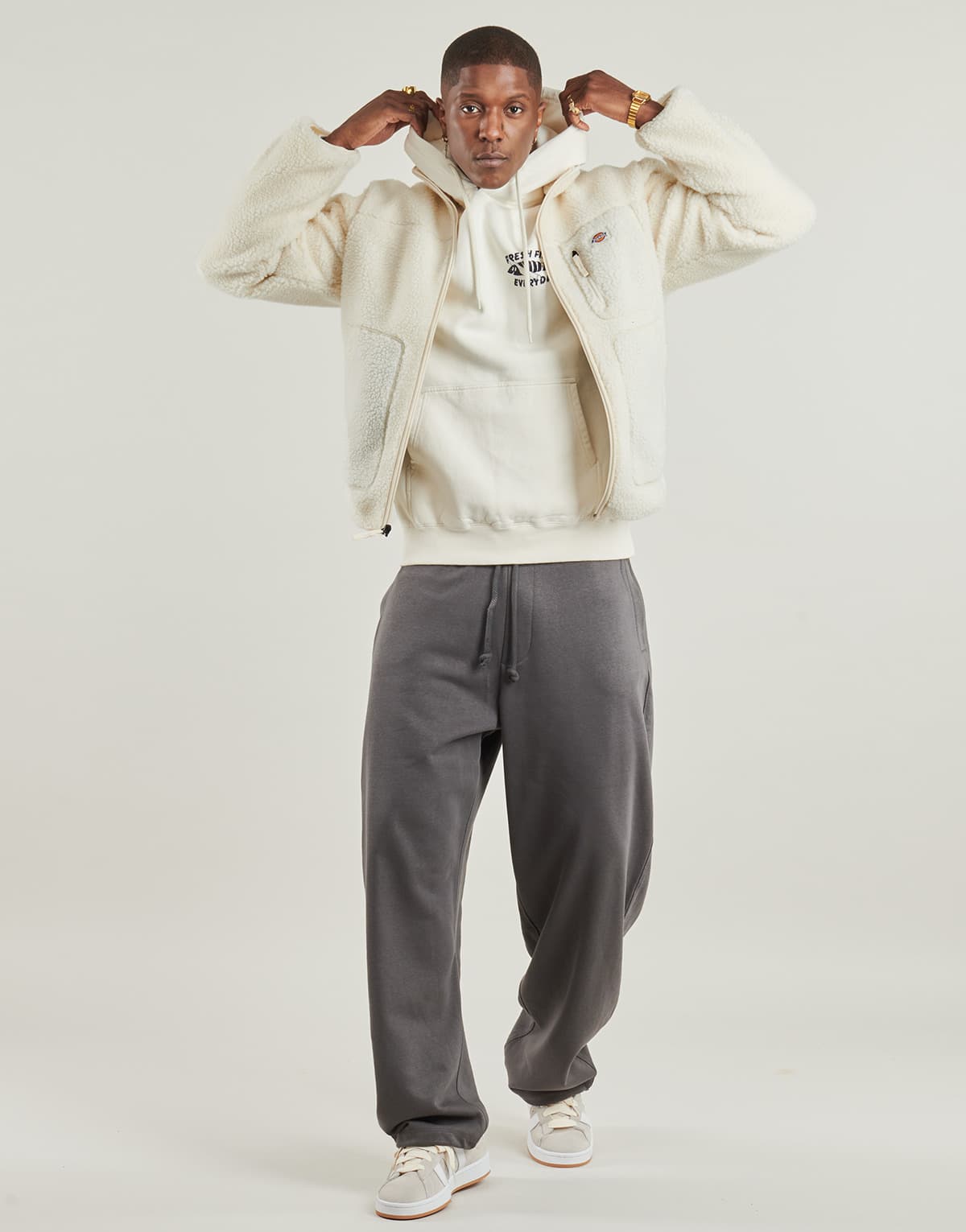 Men's Sweatshirts Dickies White