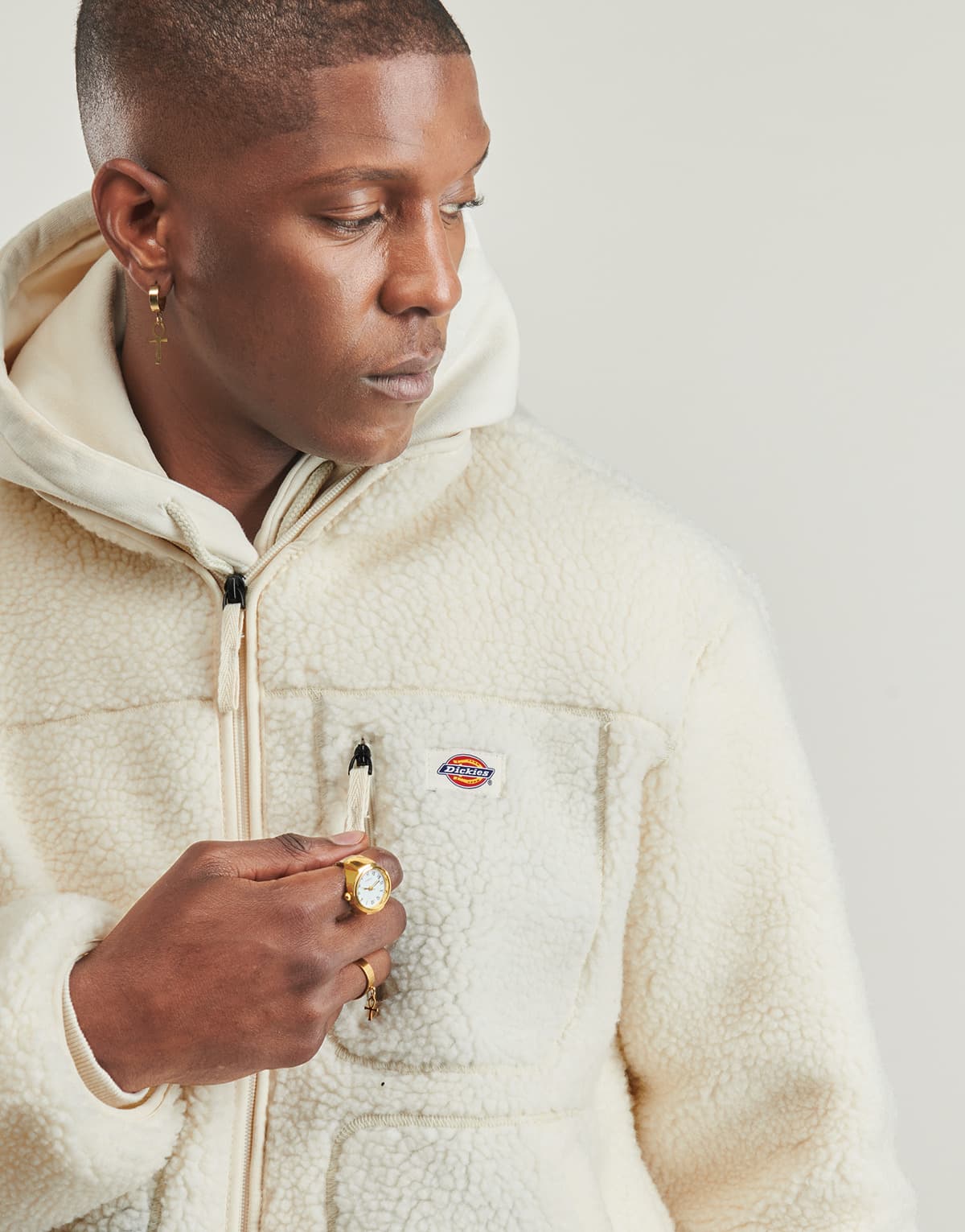 Men's Sweatshirts Dickies White