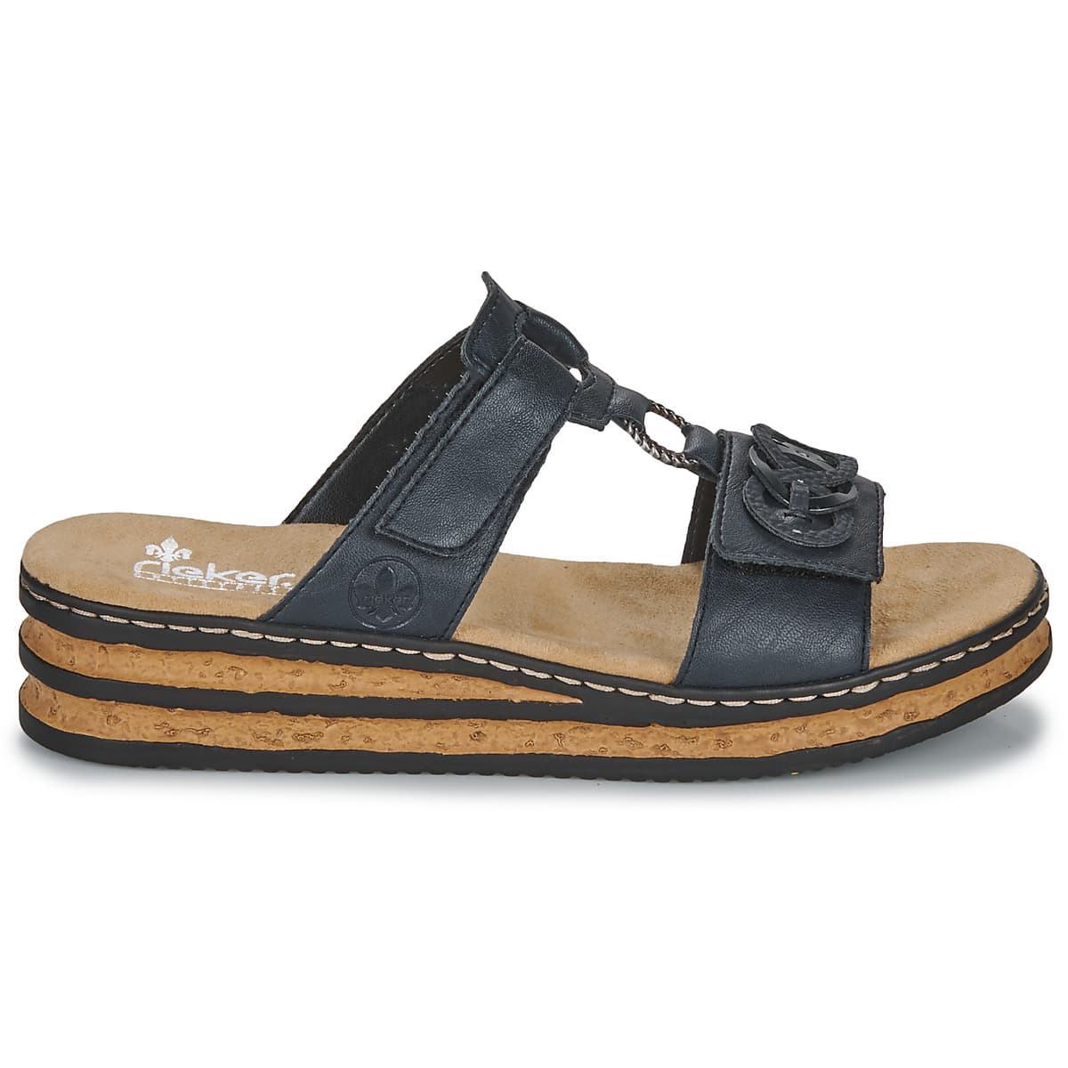 Women's Mules Rieker Blue