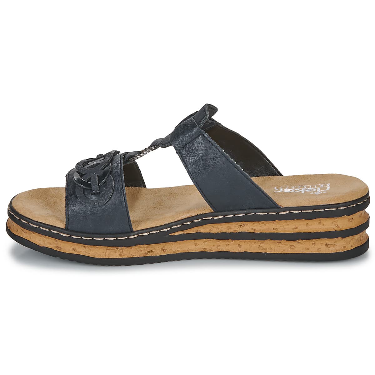 Women's Mules Rieker Blue