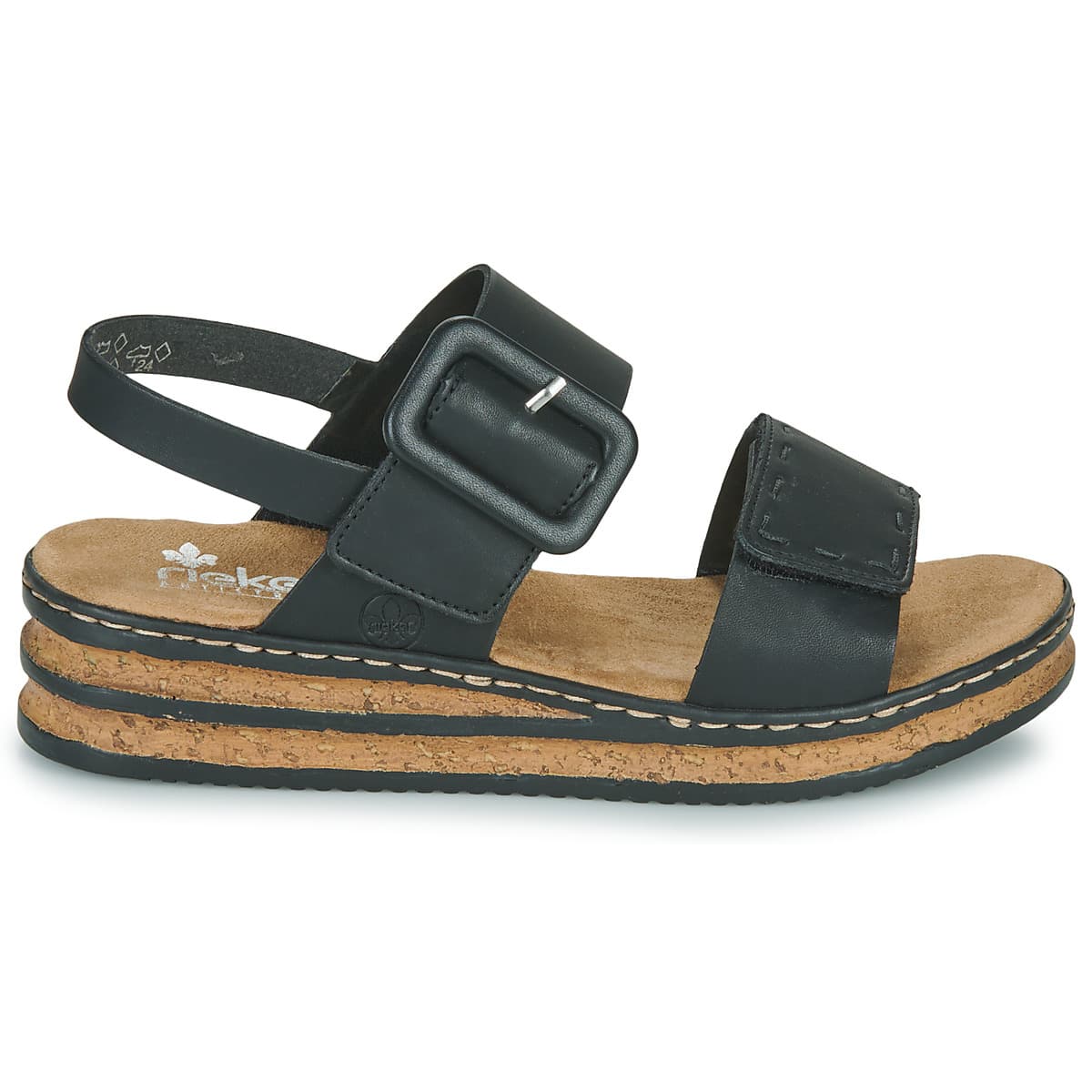 Women's Platforms Rieker Black