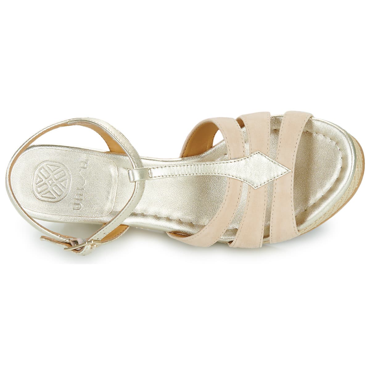 Women's Platforms Unisa Gold