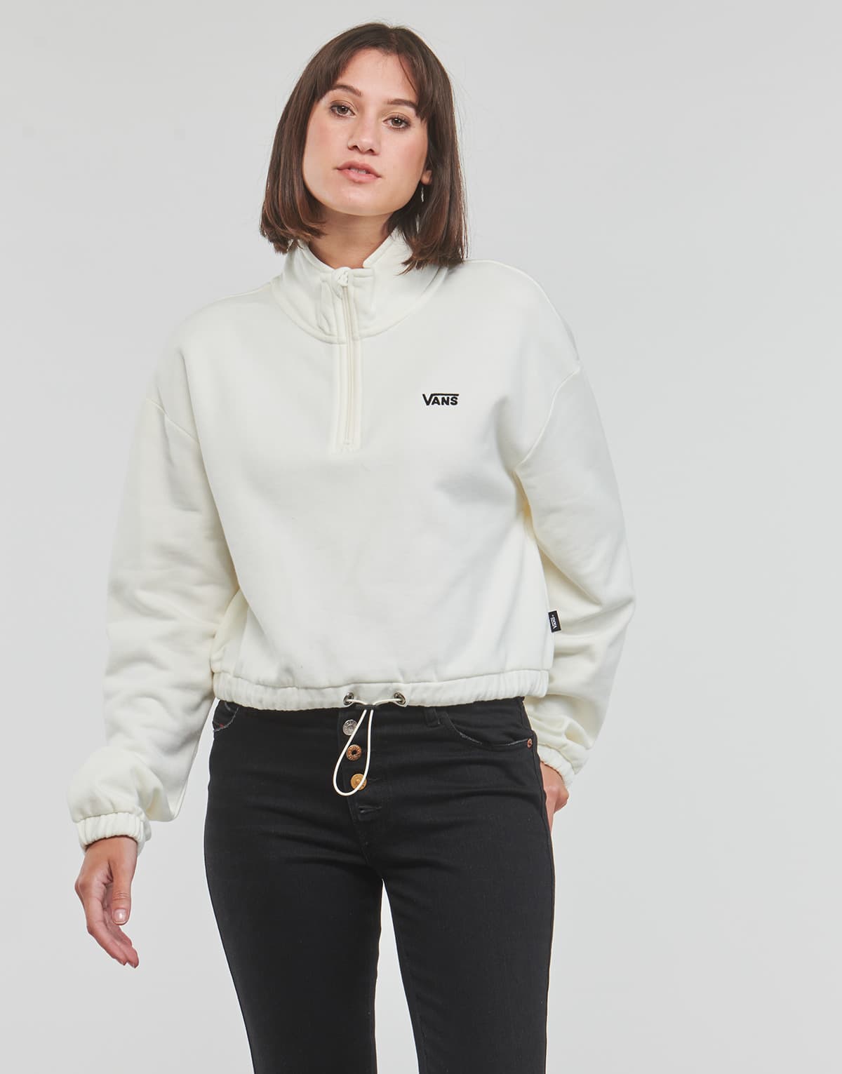 Women's Sweatshirts Vans White