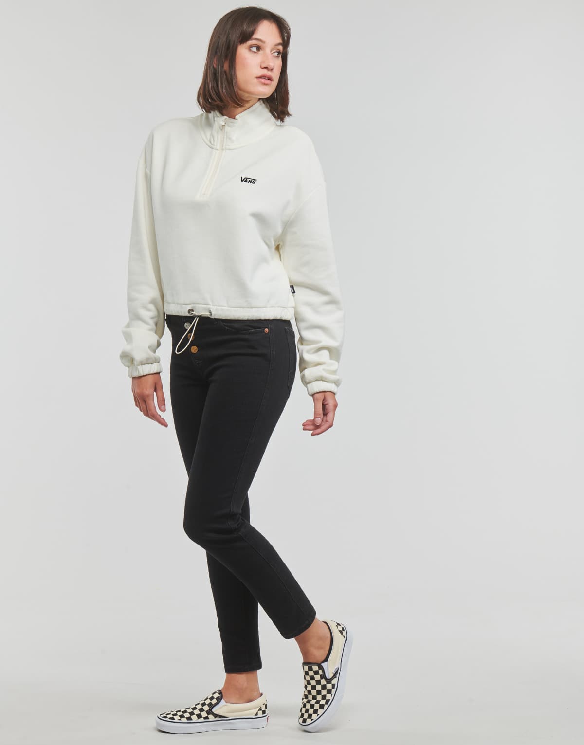 Women's Sweatshirts Vans White
