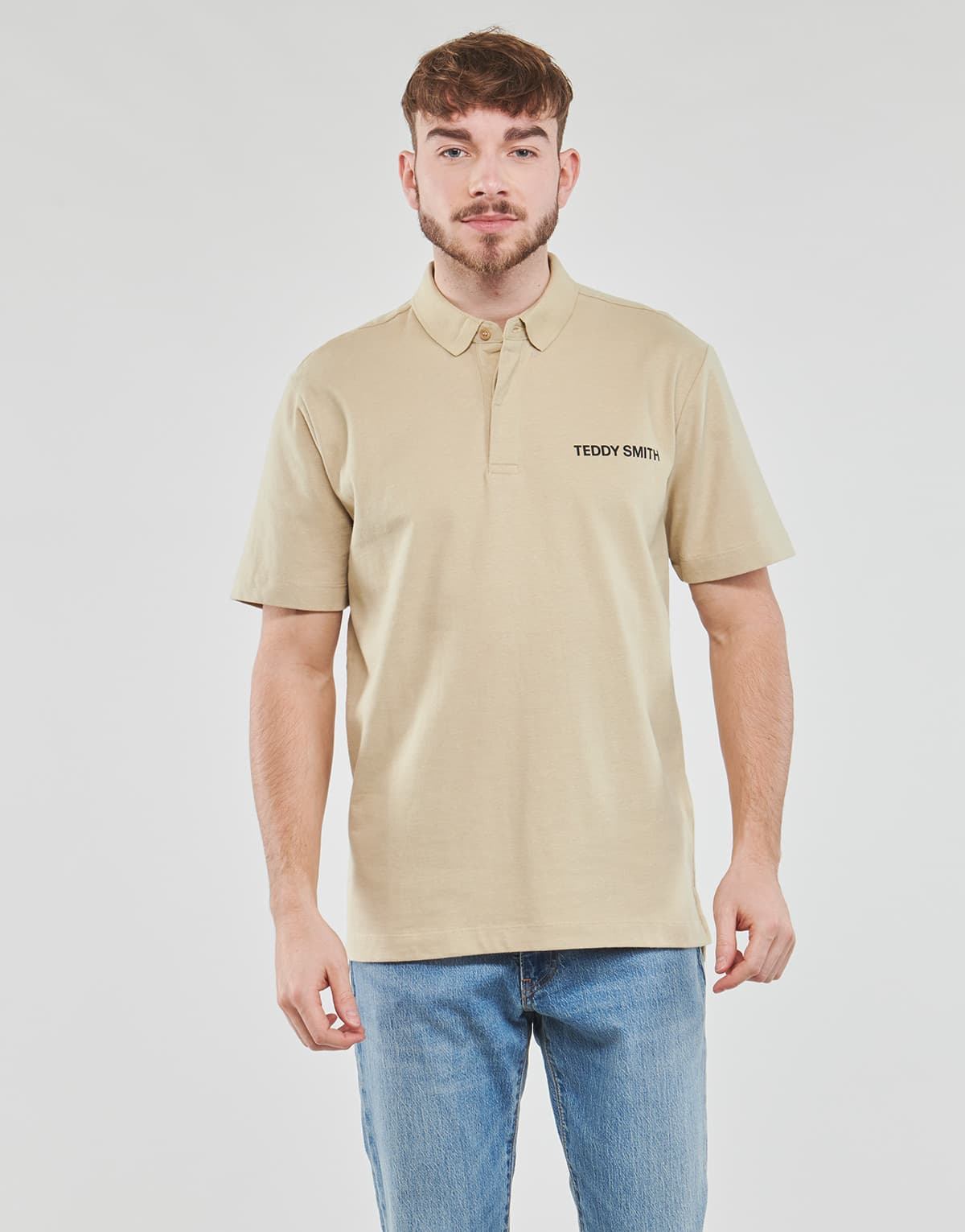 Men's Polo Shirts Teddy Smith Beige