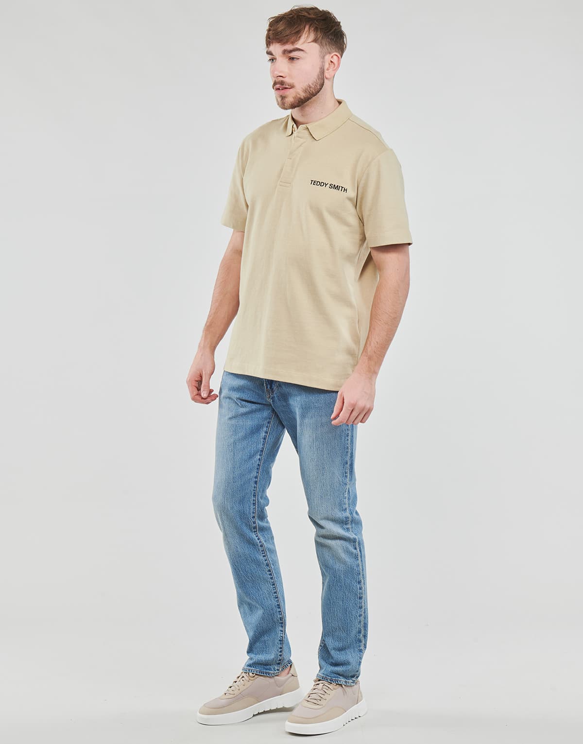 Men's Polo Shirts Teddy Smith Beige