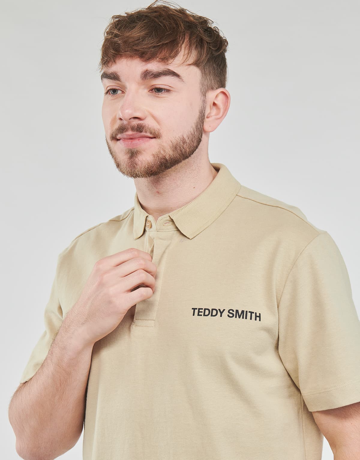 Men's Polo Shirts Teddy Smith Beige
