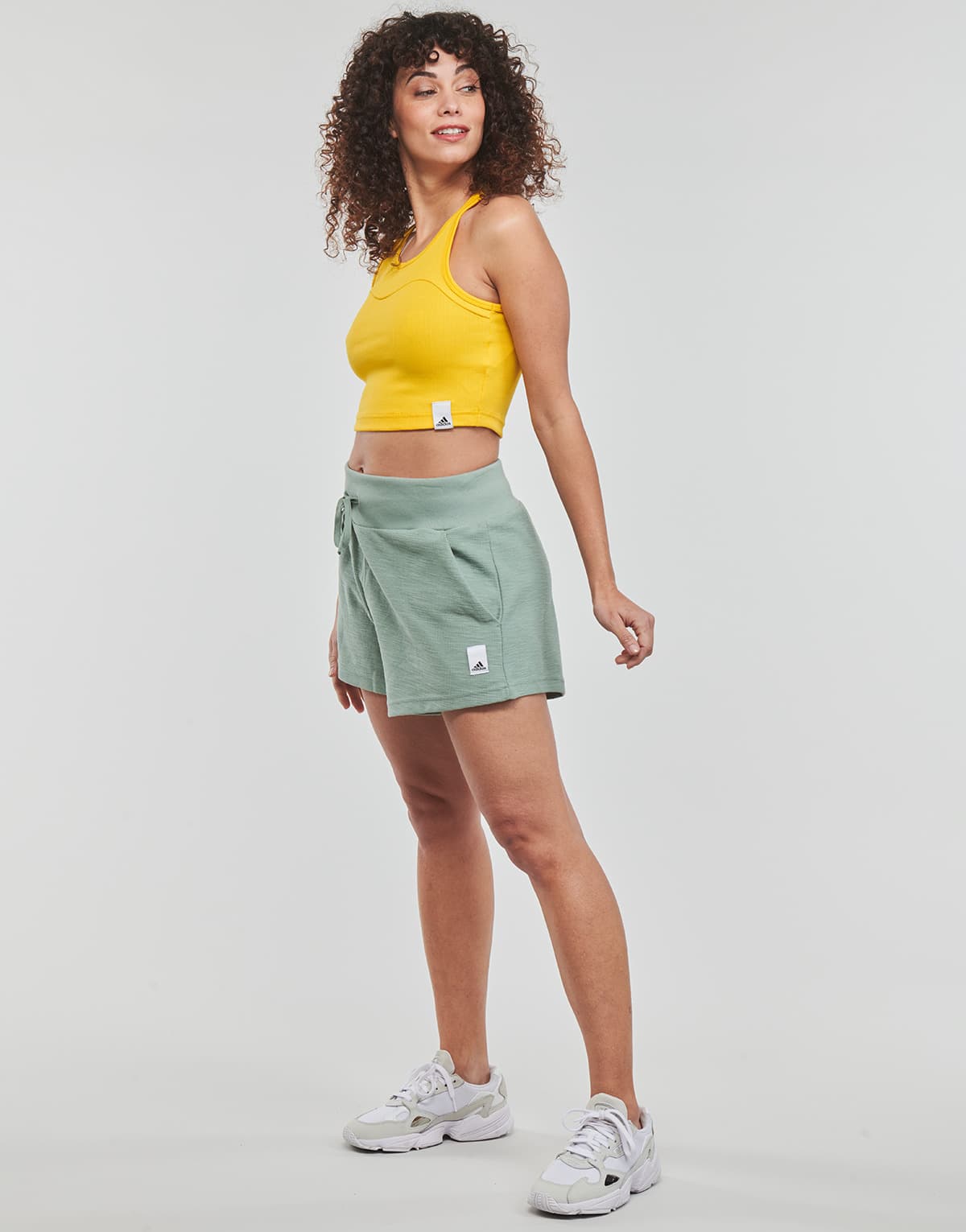 Women's Sleeveless Tops adidas Yellow