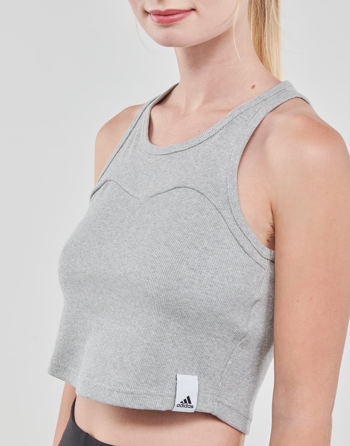 Women's Sleeveless Tops adidas Gray