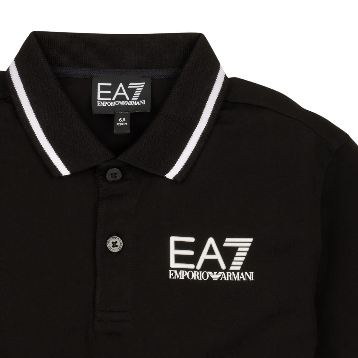 Boys' Polo Shirts EA7 Black