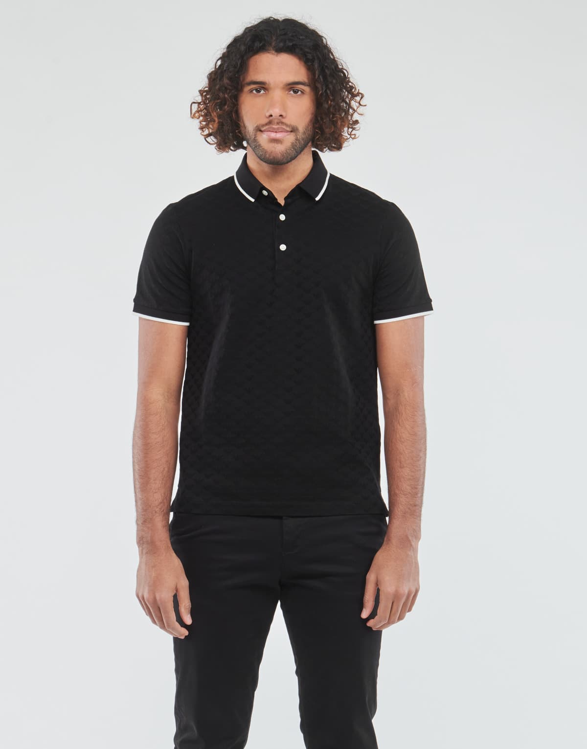 Men's Polo Shirts Emporio Armani Black