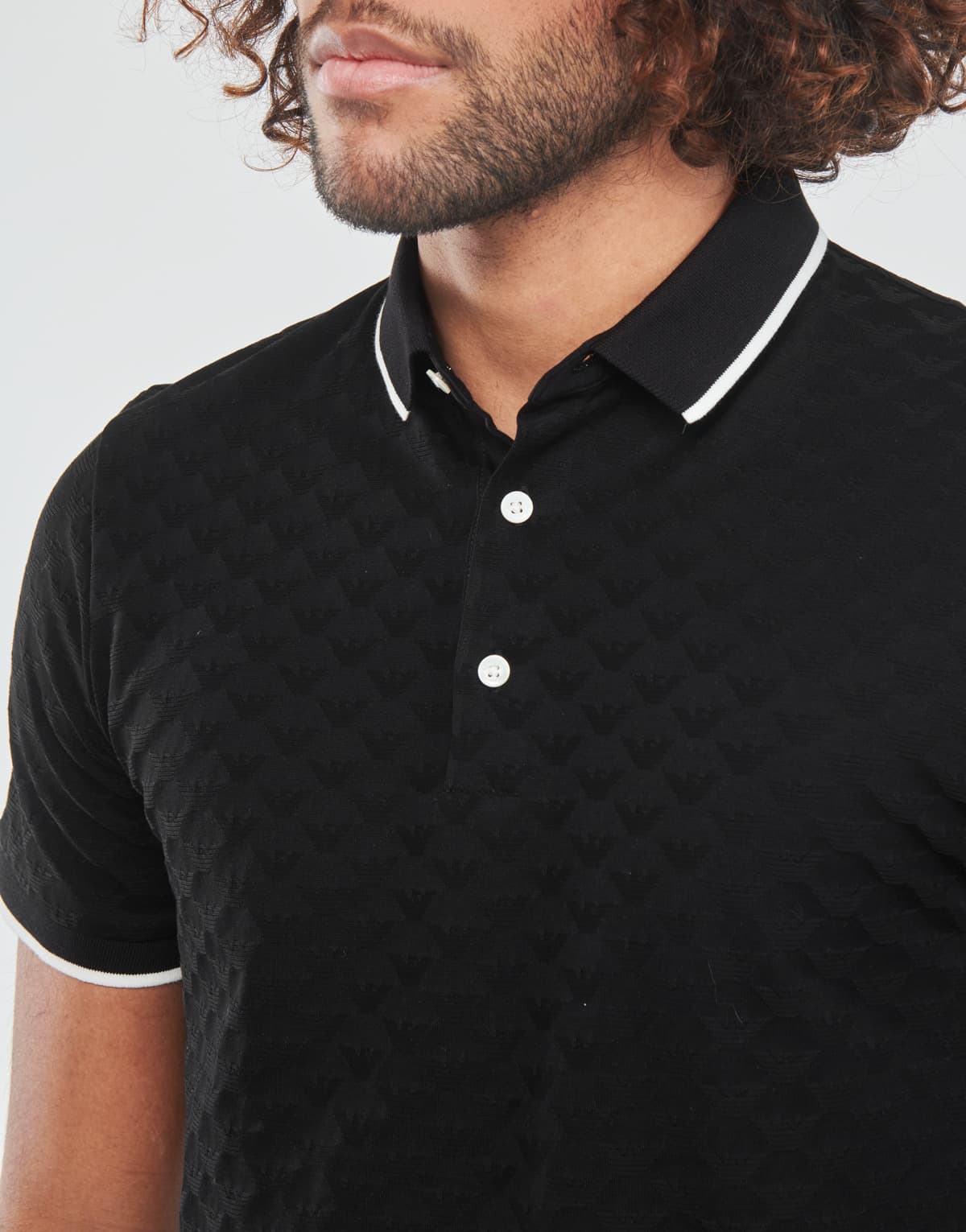 Men's Polo Shirts Emporio Armani Black