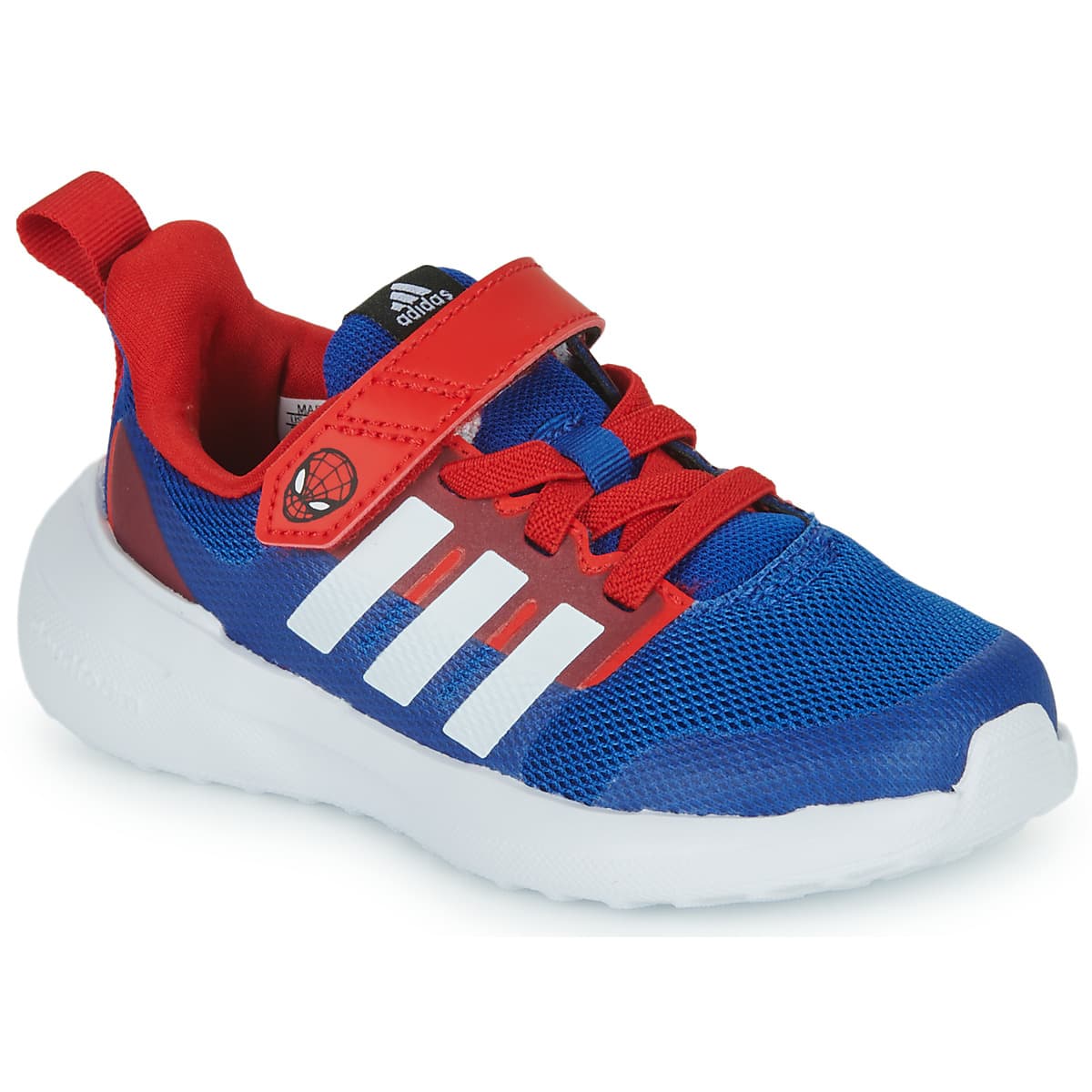 Παιδικό Αθλητικό Παπούτσι για Αγόρι Adidas X Marvel Fortarun 2.0 Spiderman Cloudfoam Sport Running Elastic Lace Top Strap Shoes Χρώματος Μπλε HP9000