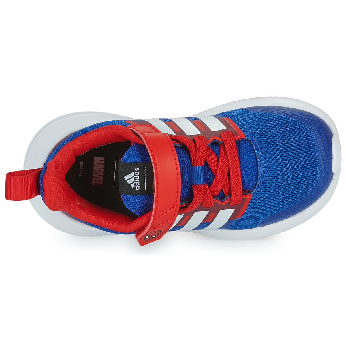 Παιδικό Αθλητικό Παπούτσι για Αγόρι Adidas X Marvel Fortarun 2.0 Spiderman Cloudfoam Sport Running Elastic Lace Top Strap Shoes Χρώματος Μπλε HP9000