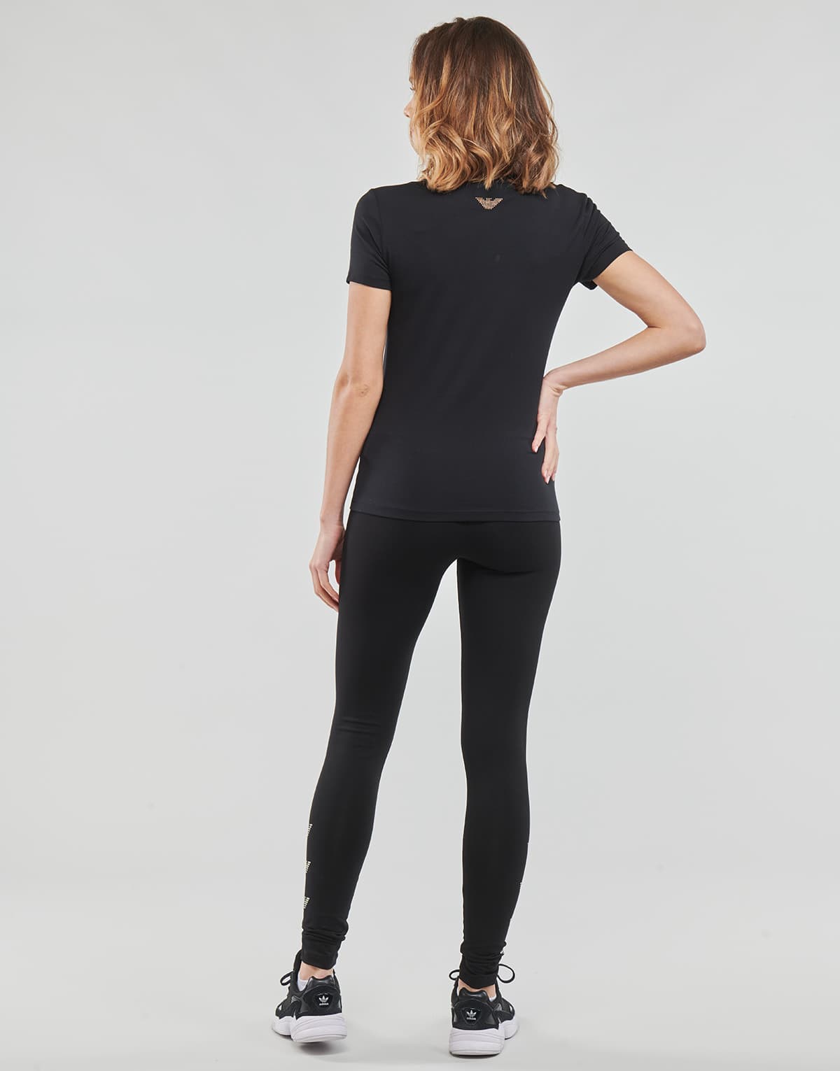 Women's T-Shirts EA7 Black