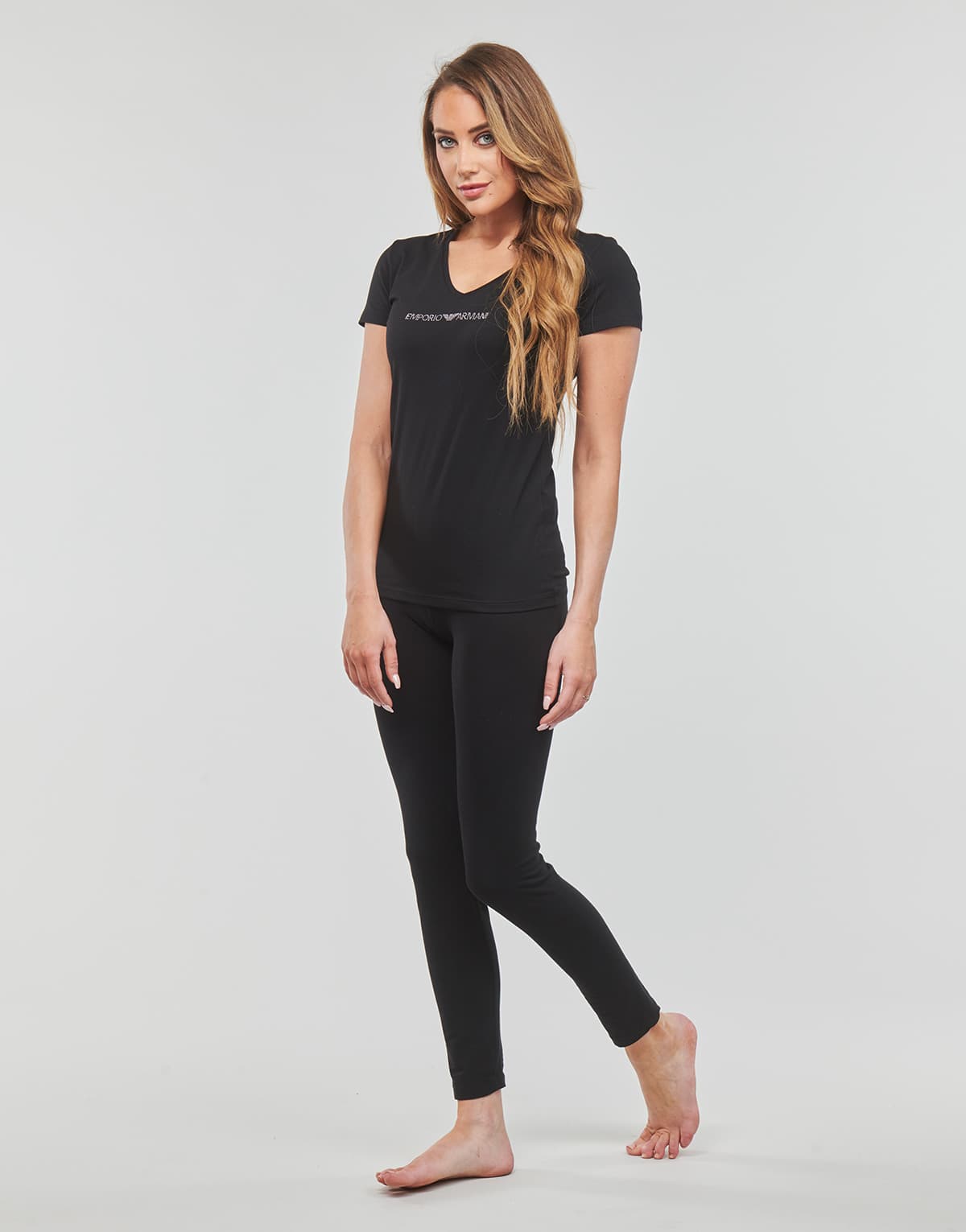 Women's T-Shirts Emporio Armani Black