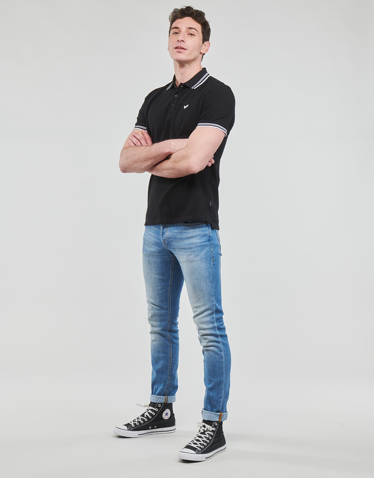 Men's Polo Shirts Kaporal Black