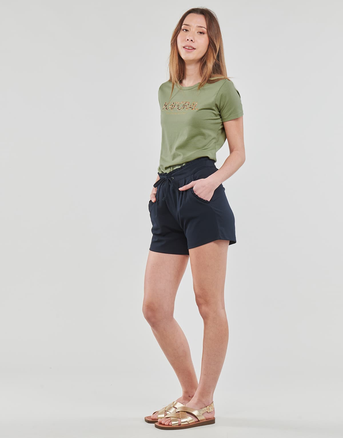 Women's T-Shirts Kaporal Khaki